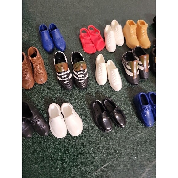 Huge lot Ken Fashion Dolls replacement shoes Boots tennis mixed 25 pair - Picture 3 of 11